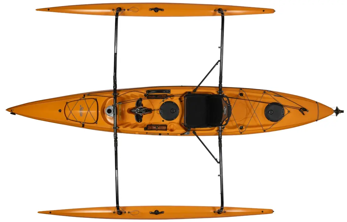 Hobie Adventure Island Mirage Trimaran Pedal Sailing Kayak 2024