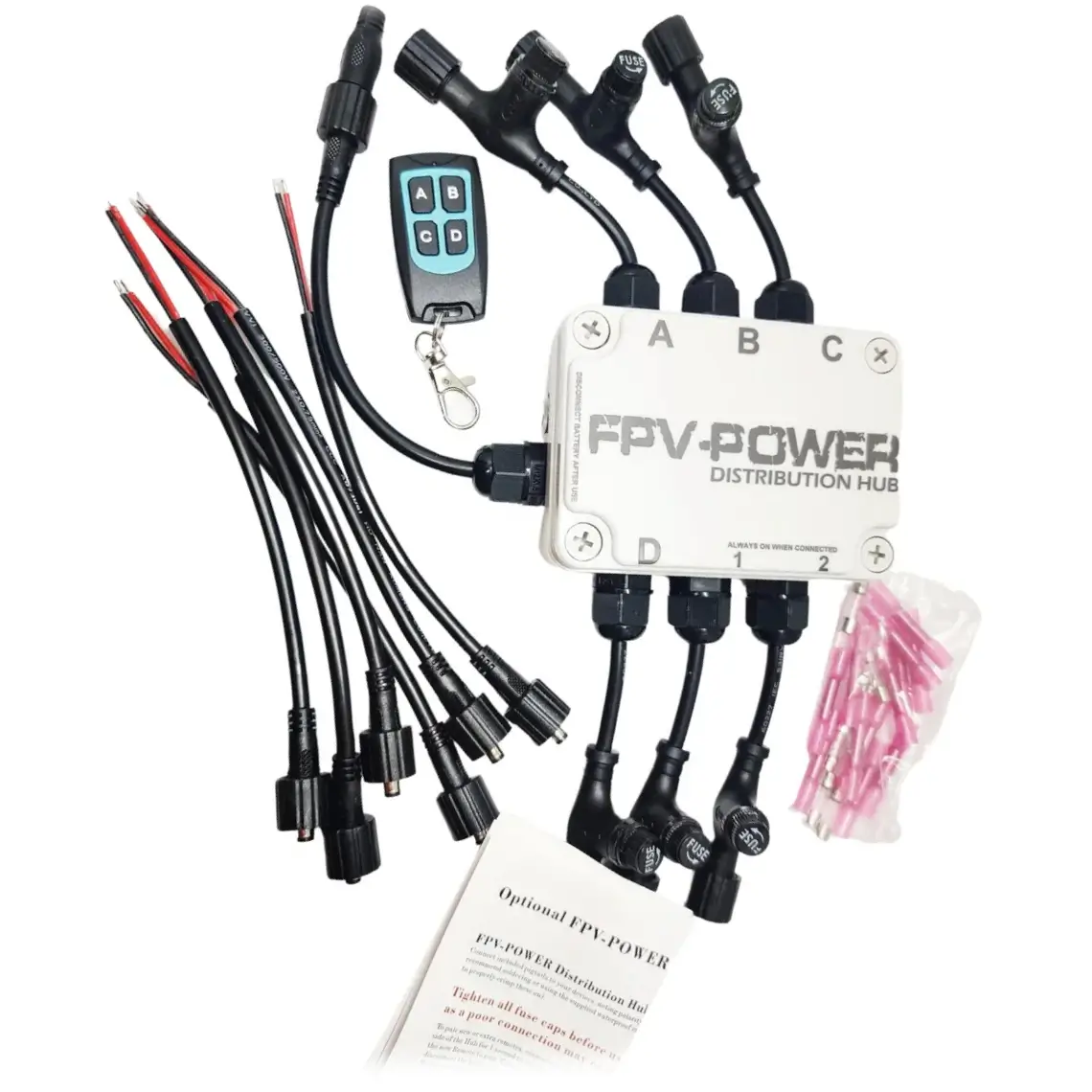 Included with FPV-Power Distribution Hub