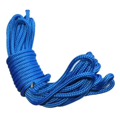 6mm Double Braid Poly Rope Blue