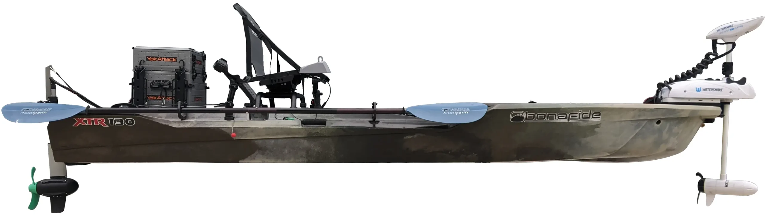 Bonafide XTR130 Motorized Fishing Kayak