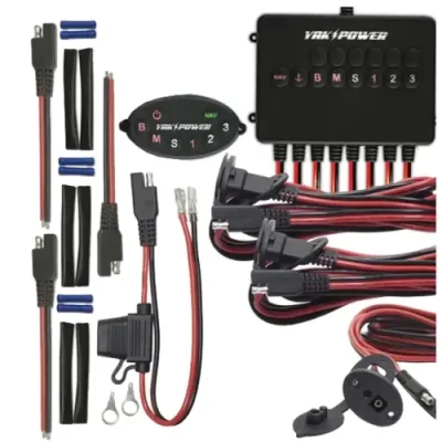 Yak-Power 8 Circuit Wireless Complete System YP-RP8CS3