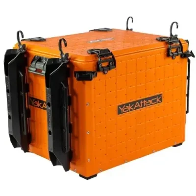 BlackPak Pro Kayak Fishing Crate Orange