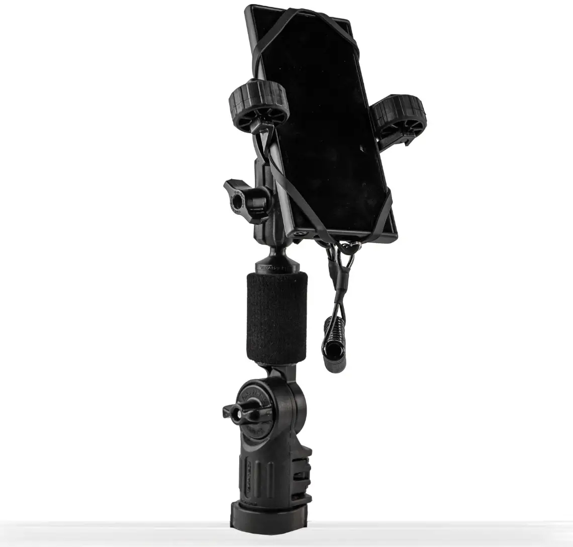 YakAttack RotoGrip Phone Holder Pro with LockNLoad Mounting System