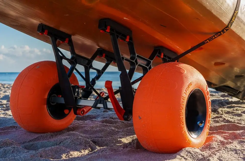 YakAttack TowNStow Bunkster Kayak WheelCart with Sand Tires