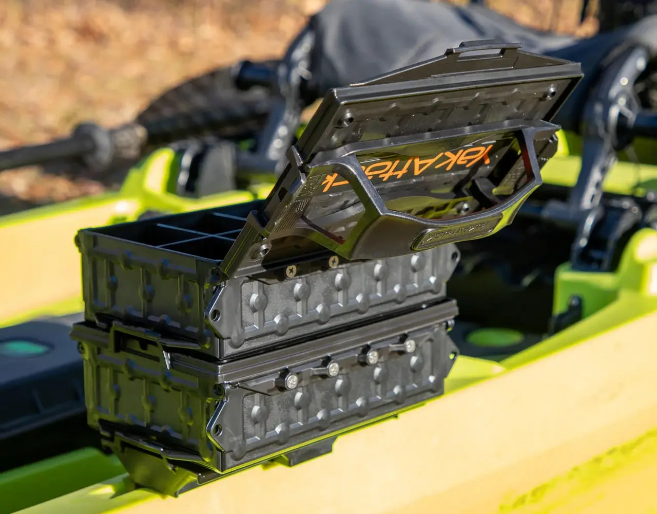 YakAttack TracPak Combo Kit Installed on Kayak