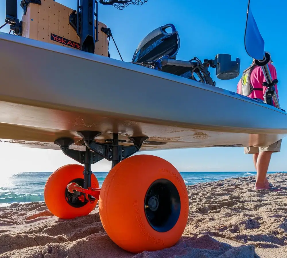 Yakattack TowNStow Scupper Kayak Cart with Sand Tires