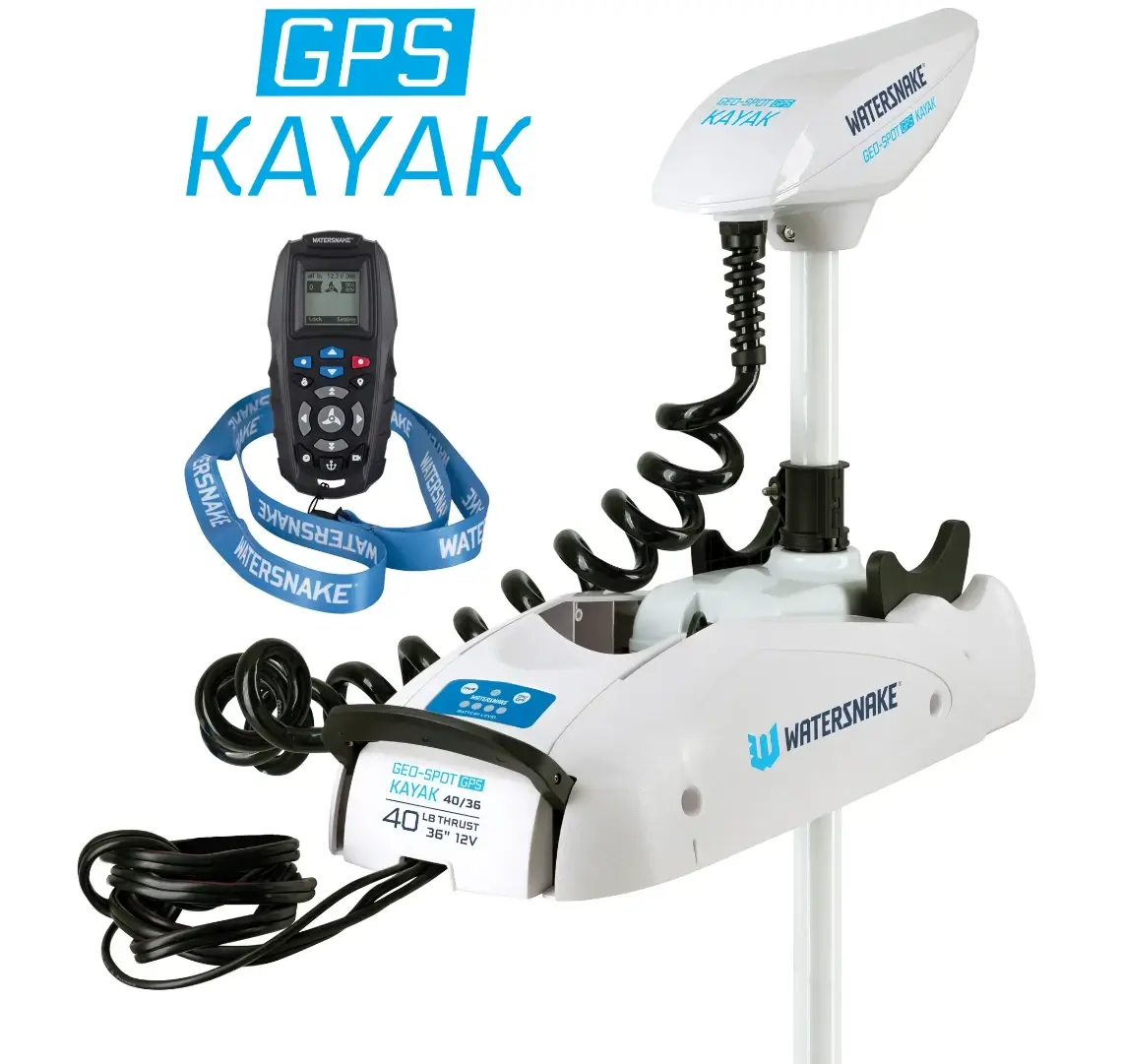 Watersnake Geo-Spot Bow Mount Trolling Motor for Kayaks