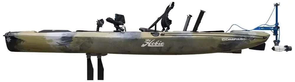 Bixpy J2 Mounted on Hobie Compass Kayak